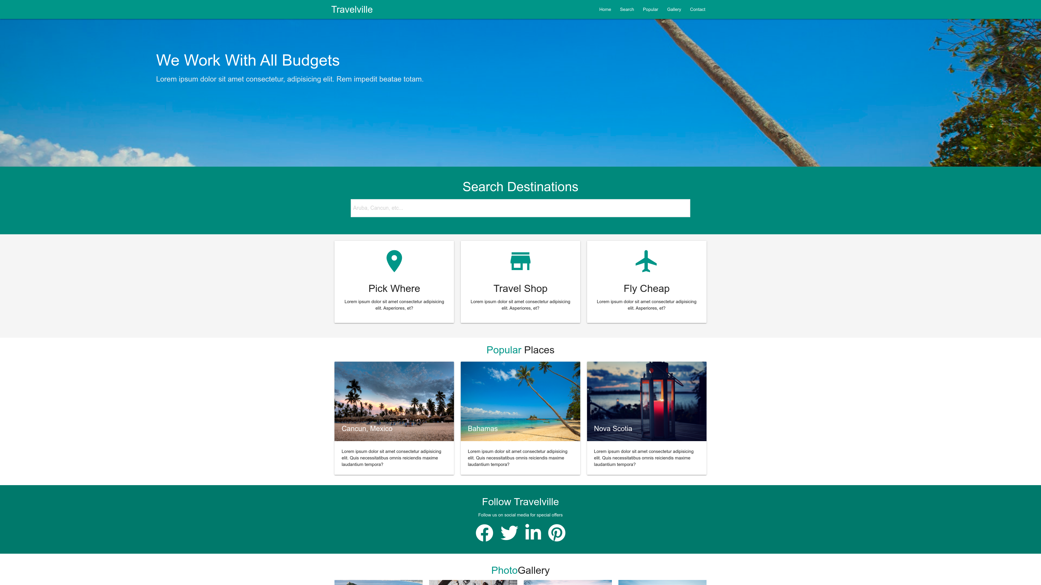 Travel Agency Website